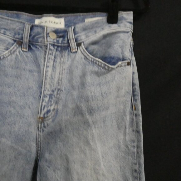 DENIM FORUM - The Jane 70's Super High Boot - 30L | size 28 | Blue Denim Jeans - Picture 5 of 16